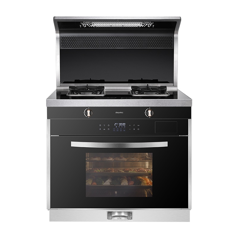 Depelec ZK90-A1 德普凯信集成灶蒸烤箱一体灶家用油烟机燃气灶环保灶