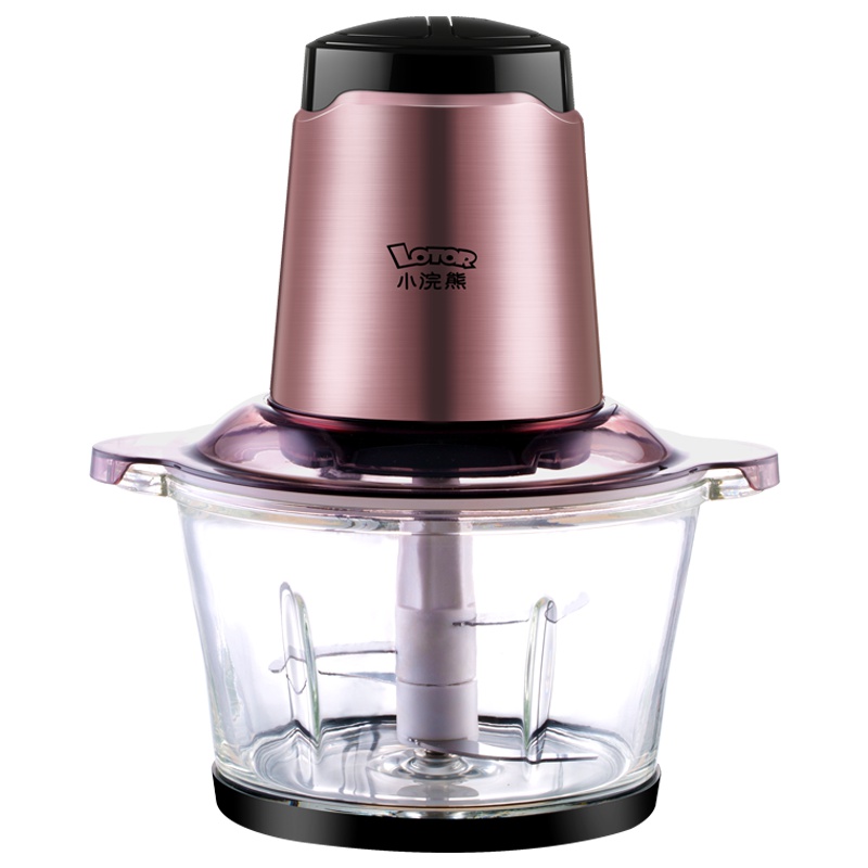 小浣熊绞肉机家用电动不锈钢多功能大容量打蒜菜肉馅剁辣椒机小型