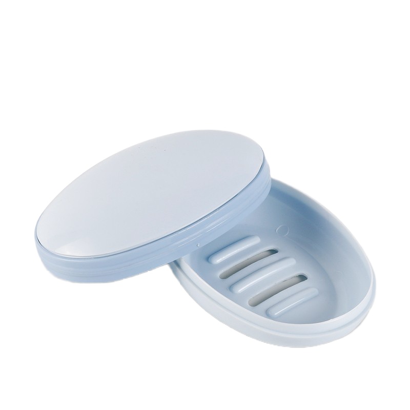 茶花 香皂盒肥皂盒子旅行皂盘 2238 蓝色 5个