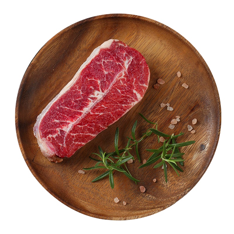 大庄园 黑金牛品 黑安格斯板腱雪花牛排 原切非腌制 540g(180g*3份) 进口谷饲180天按 安格斯牛肉