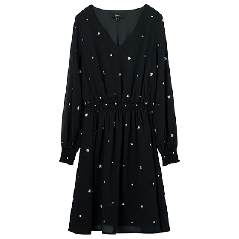 上新拉夏贝尔candie's秋冬新款韩版小清新百搭长袖a字连衣裙30083243