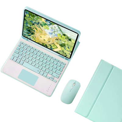 波格朗(POGLIAR)iPad2025苹果平板皮套air2保护套蓝牙键盘鼠标air310.5带休眠pro9.7防摔