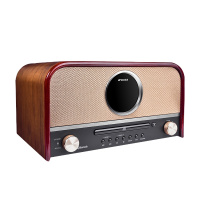 山水(SANSUI)MCB800 复古老式蓝牙小音箱木质家用FM收音机经典迷你桌面高档CD音响一体播放机怀旧蓝牙小音响