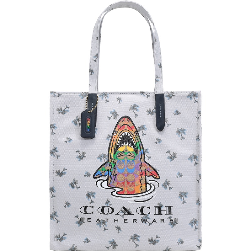 COACH 蔻驰 女士 专柜款PRIDE系列织物手提单肩包 715