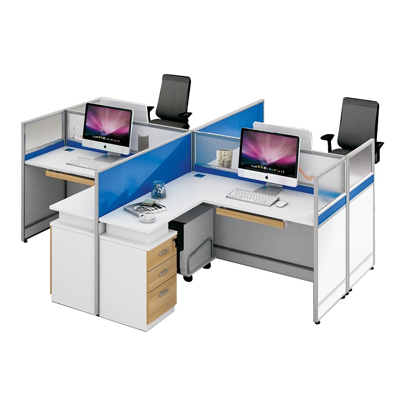 鸿业盛大FSH15-0816B办公家具4人电脑桌屏风卡座