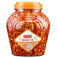 湖南特产辣椒酱蒜蓉味调味料地道湘精制朝天椒2300g