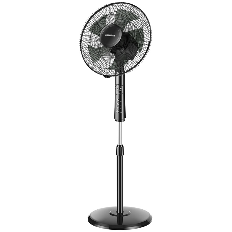 美菱电风扇家用台式风扇落地扇低音立式卧室广角摇头节能省电五叶机械台地两用电扇