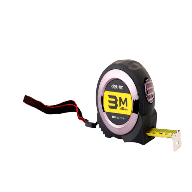 得力 自锁钢卷尺 尺子拉卷尺 卷尺3米 79550