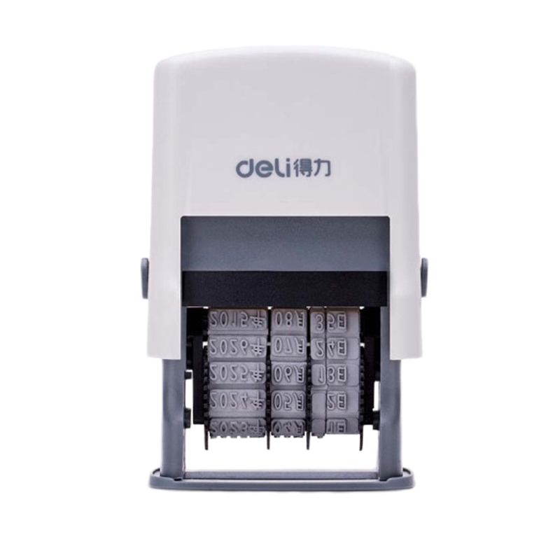 得力(deli)79952 日期印章 生产日期打码机年月日可调时间印章 11位实体日期印