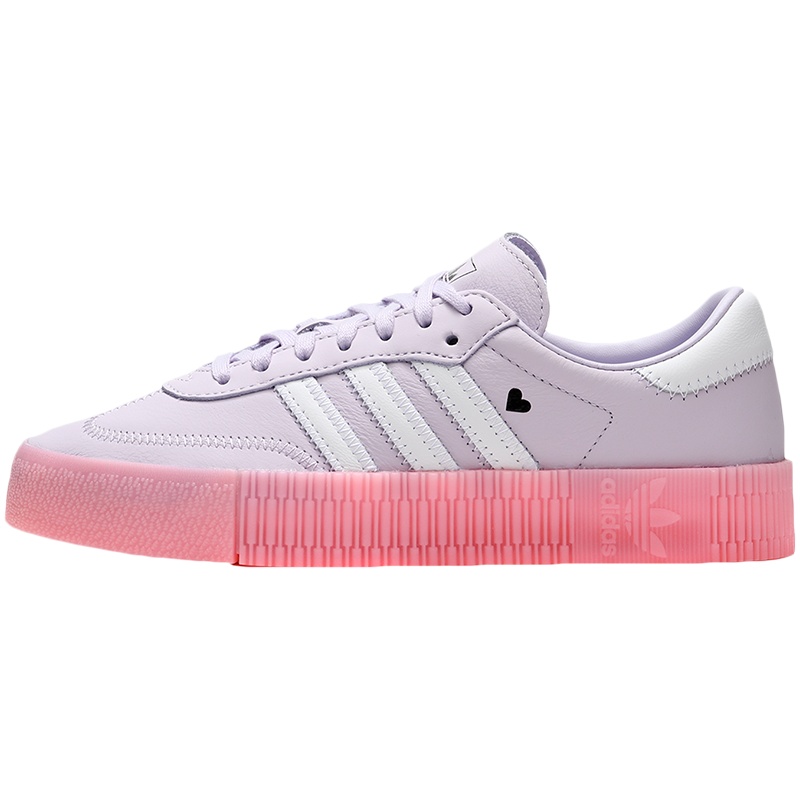 【自营】adidas阿迪达斯三叶草女鞋情人节爱心运动休闲板鞋EF4966