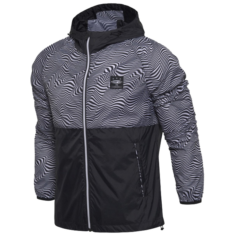 李宁(LI-NING)男子连帽休闲大码夹克外套运动服AFDM059