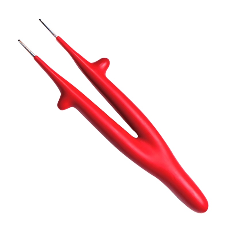 维度(WEDO)IN526-04 绝缘浸塑镊子 180mm VDE 绝缘耐压1000V