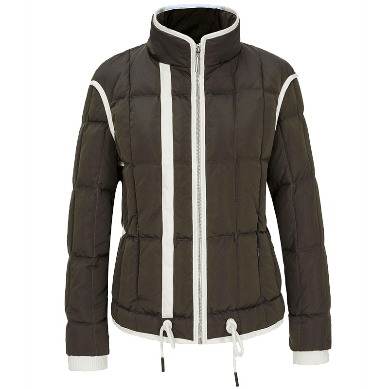 ERAL/艾莱依冬装立领个性短款羽绒服女白鸭绒12039-EDBA