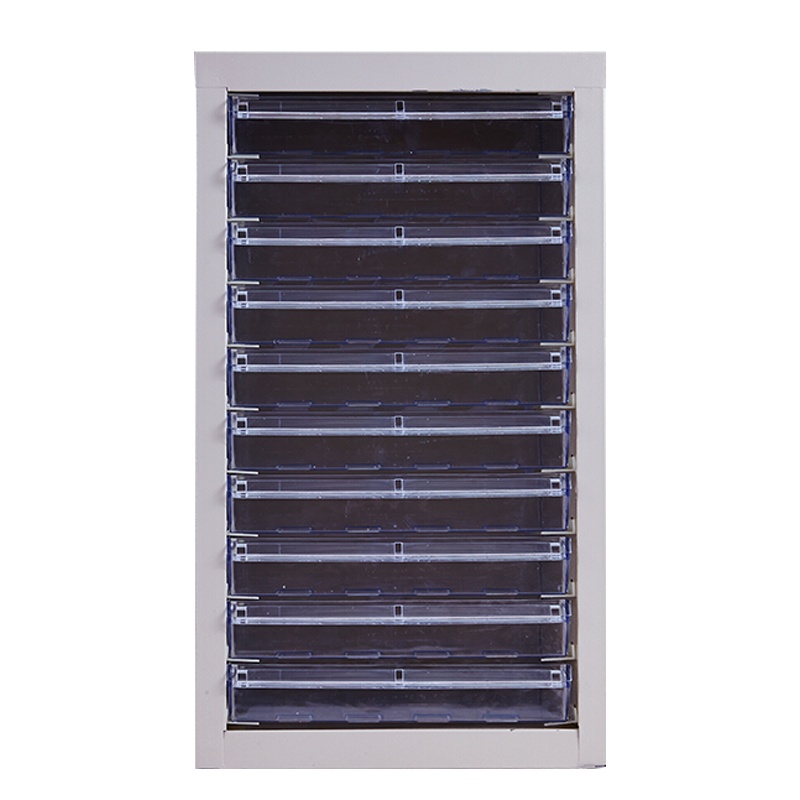 【一鹏】A4文件柜10抽小盒抽屉式办公效率柜资料整理柜纸张票据收纳柜