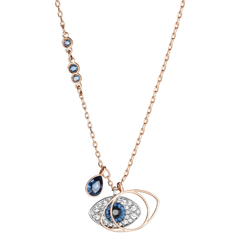 施华洛世奇(SWAROVSKI)恶魔之眼天鹅系列水晶项链