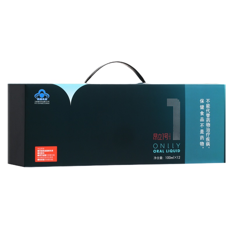 昂立1号口服液100ml*12瓶礼盒 30年老品牌 保健礼品 昂立一号 年货礼盒 中老年人群