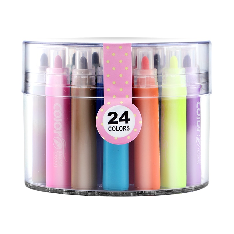 宝克(BAOKE)D288A 迷你彩色笔水彩笔 可水洗儿童绘画笔24色