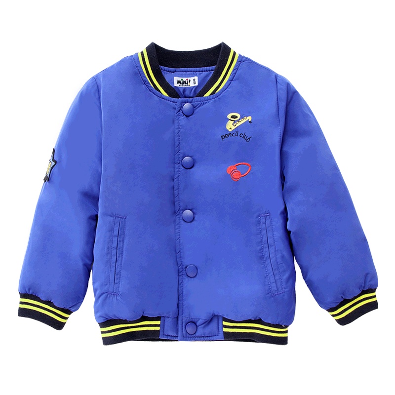 铅笔俱乐部童装2019秋装新款男童加厚外套男小童保暖外套儿童上衣