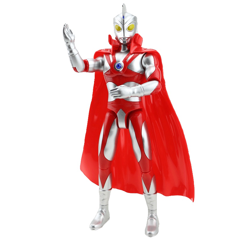 锦江-9寸披风公仔奥特曼艾斯UT5500D泰罗赛文初代正版套装变形男孩玩具