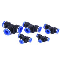 企购优品 高压空压机气动三通接头6*4mm -8*5mm 10个装/包