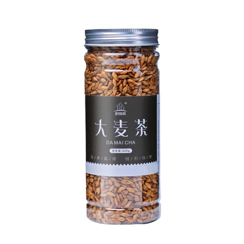 大麦茶220g/一罐装 买1发3苦荞茶大凉山麦香型全株荞麦茶搭大麦茶黑苦荞子茶叶花茶