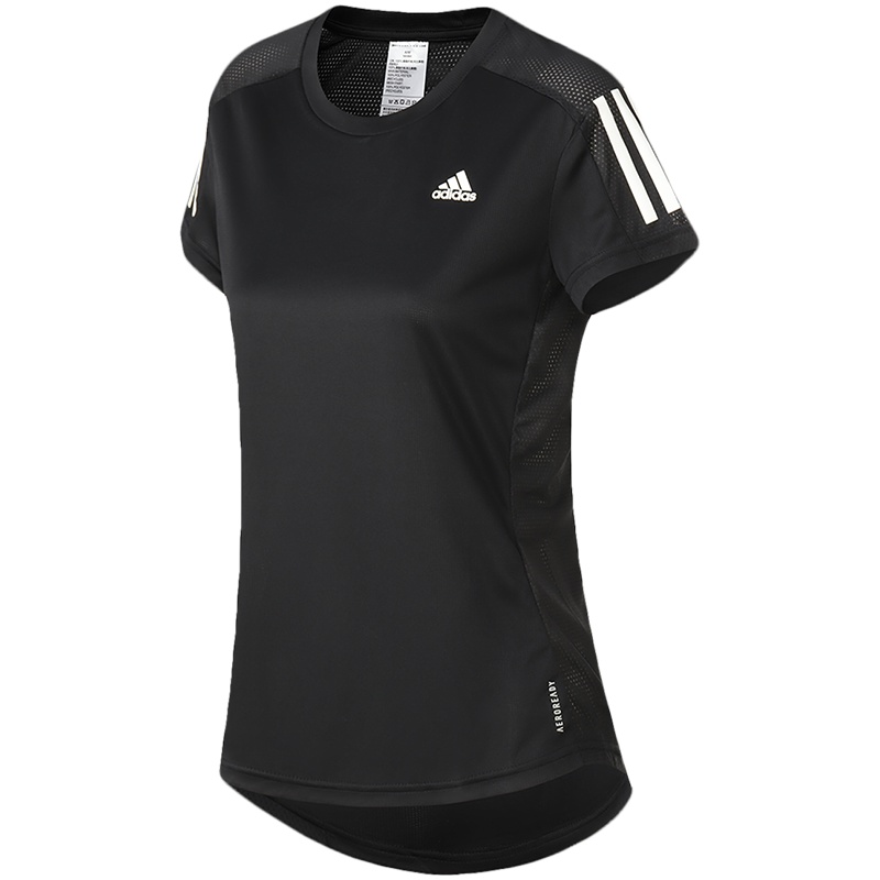 阿迪达斯女服短袖T恤跑步健身训练休闲运动服FS9830