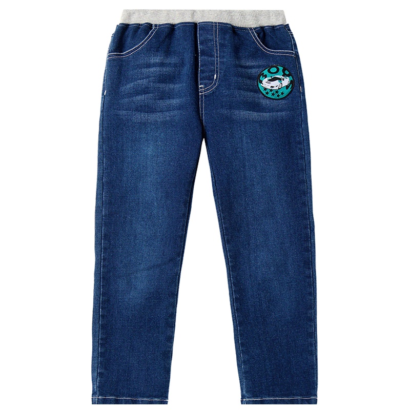 铅笔俱乐部童装2019秋装新款男童牛仔裤中大童休闲百搭牛仔长裤