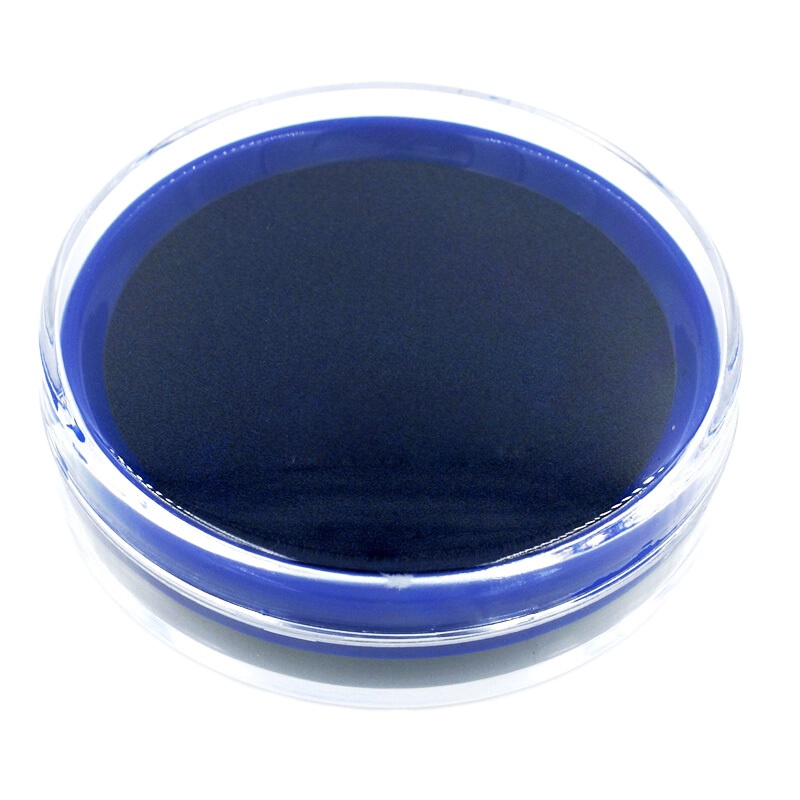 齐心 快干印台 B3716 大圆 蓝色 一个装