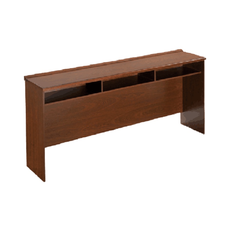 三人会议条桌背板落地款 1800*400*760 油漆实木贴皮长条会议桌办公桌 (国标)