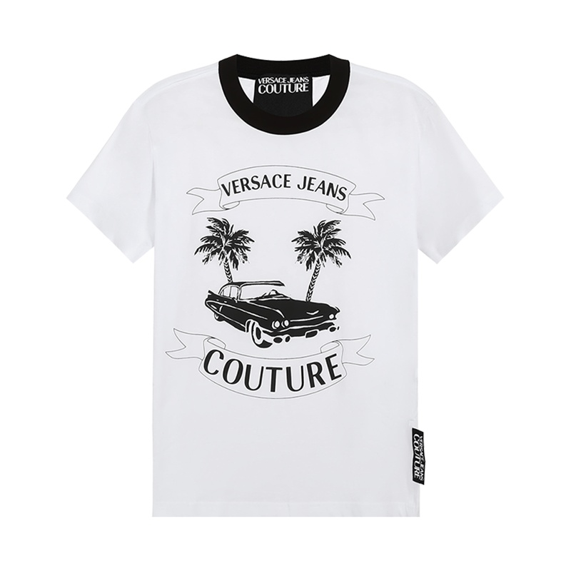 VERSACE JEANS COUTURE 范思哲 男士 棉质圆领短袖T恤 B3GVB7TG 30319