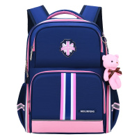 苏宁宜品 小学生书包1-3-6年级护脊减负儿童双肩背书包-GS02宝蓝大