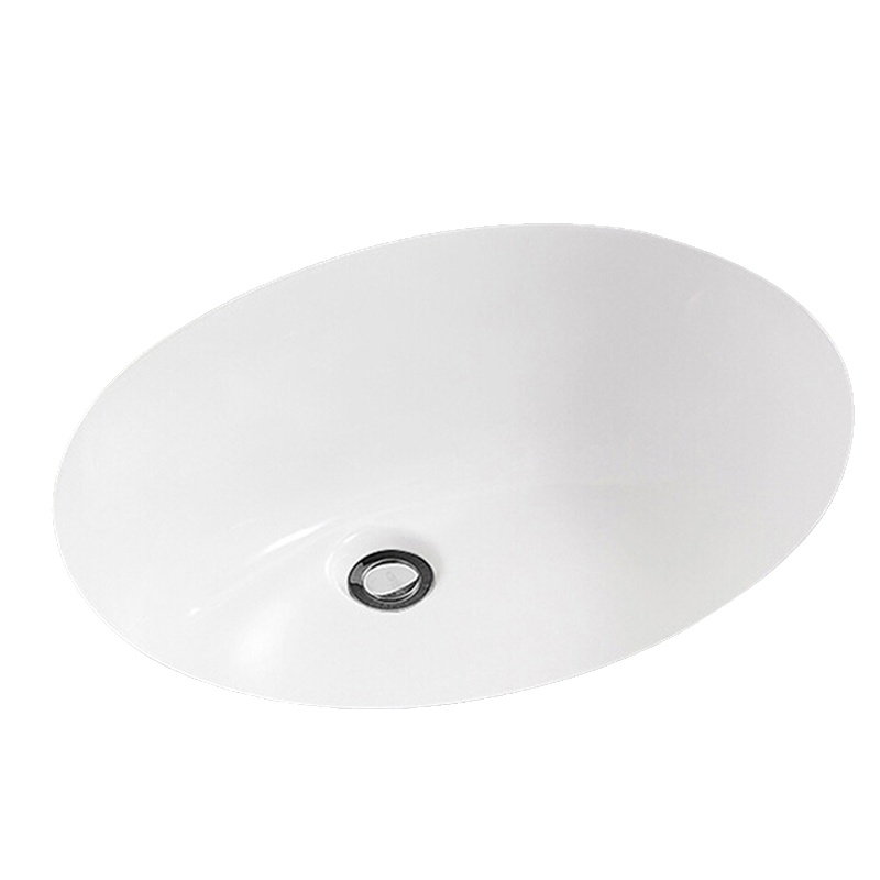 [官方配送]东鹏卫浴(DONG PENG)圆形台下盆艺术盆洗手盆陶瓷洗面盆洗脸盆半嵌入式台中盆洗漱台