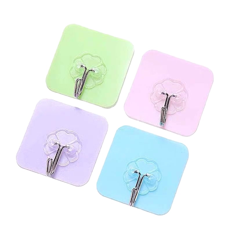 清新糖果色 1 [亏本价]强力挂钩粘胶挂钩称重吸盘厨房挂钩无痕贴免打孔粘钩