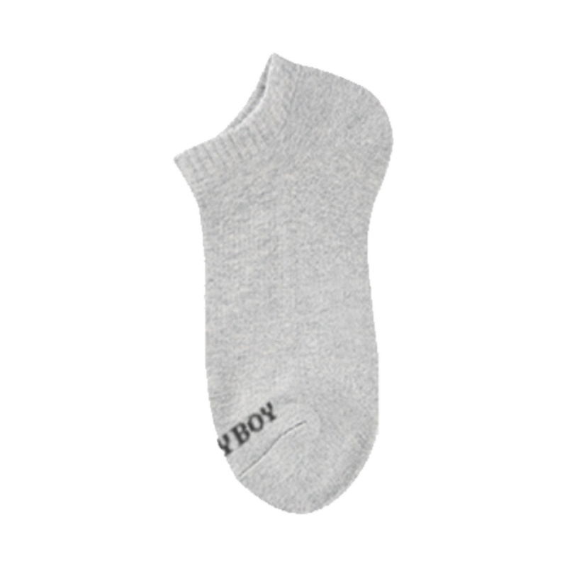 花花公子袜子男士纯色棉质加厚毛圈袜保暖短袜弹力防掉跟底袜6907