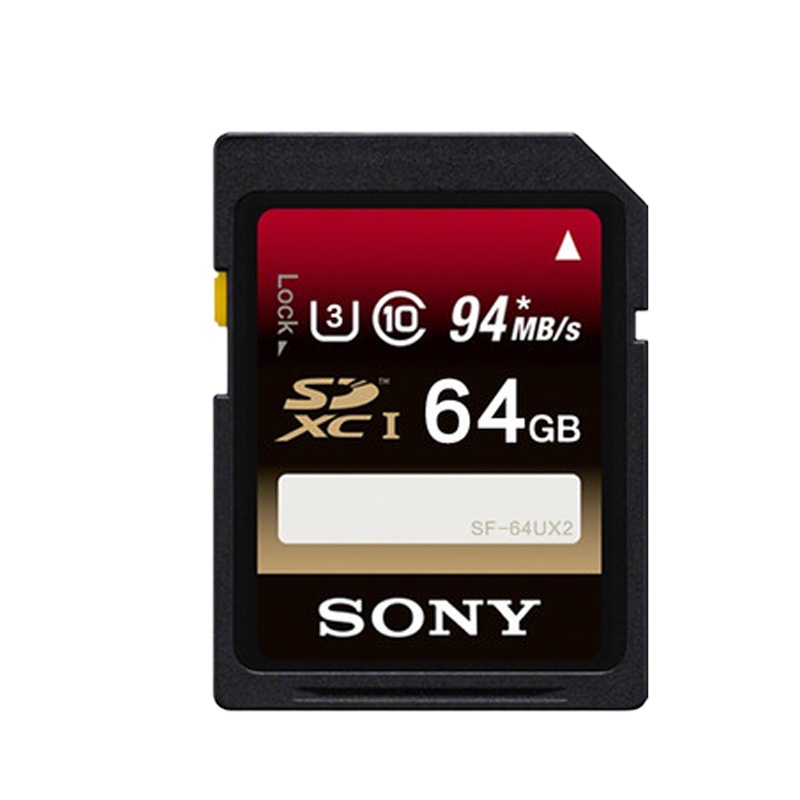 Sony索尼 高速SD卡64g相机内存卡 佳能尼康4K微单反数码摄像机储存卡