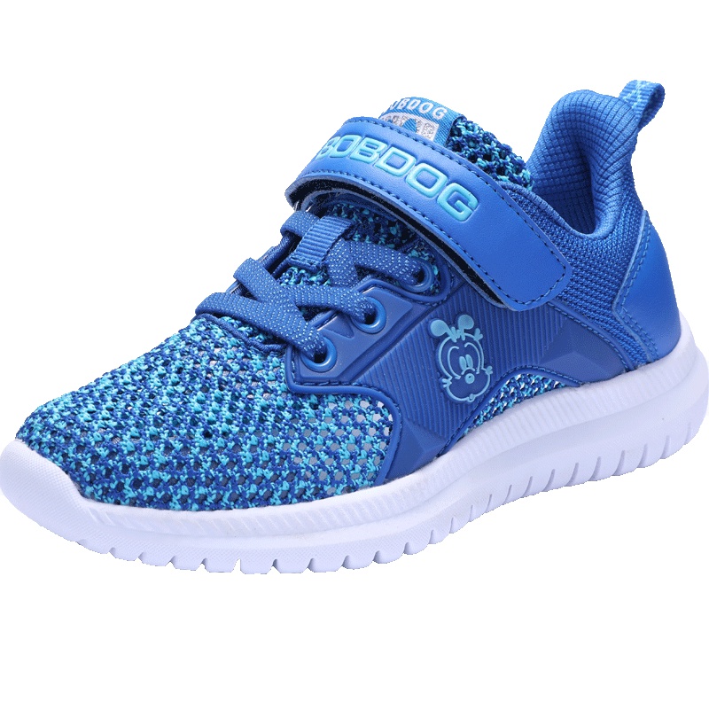 巴布豆童鞋男童运动鞋2018款夏款透气儿童鞋子