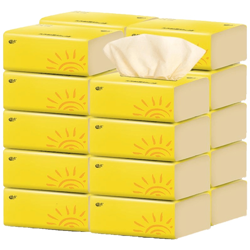 家柏饰(CORATED)抽纸4包实惠装纸装卫生纸巾批纸抽餐巾纸