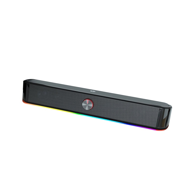 hp惠普 笔记本电脑音响台式办公家用手机有线多媒体小音箱USB一体低音炮桌面音响DHE-6003C无光版