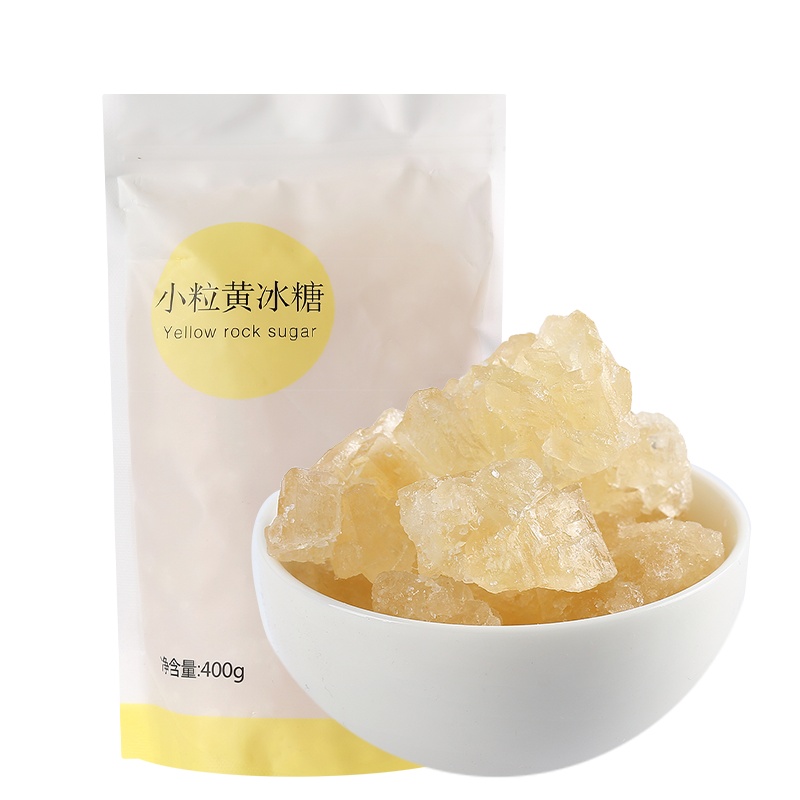 [买3送1]盛耳 冰糖400g黄冰糖老冰糖小粒土冰糖黄糖块非散装白糖白砂糖