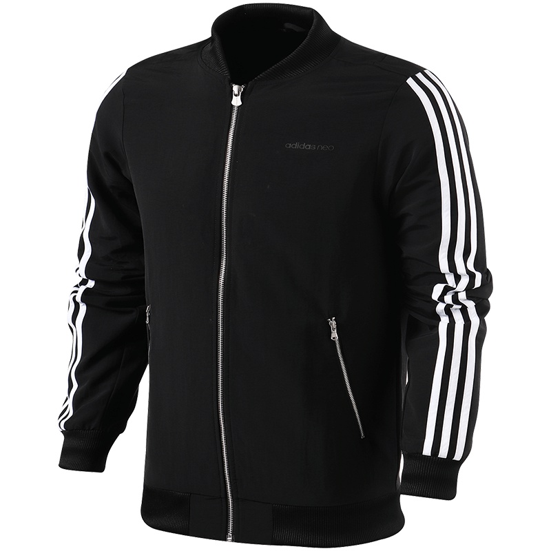 adidas阿迪达斯NEO男子外套夹克飞行领休闲运动服CZ1720 L CZ1720白色
