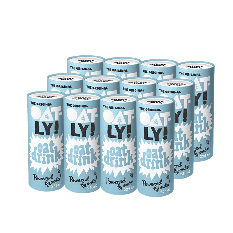 OATLY噢麦力 原味燕麦奶235ml*12瓶 进口植物蛋白饮料 无添加糖 早餐奶