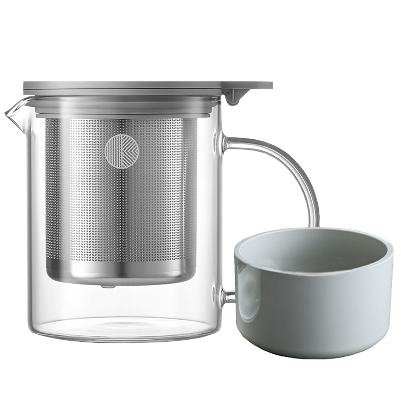 北鼎(BUYDEEM)泡茶壶玻璃耐温差防爆家用冷水壶凉白开水杯泡柠檬水壶500ml