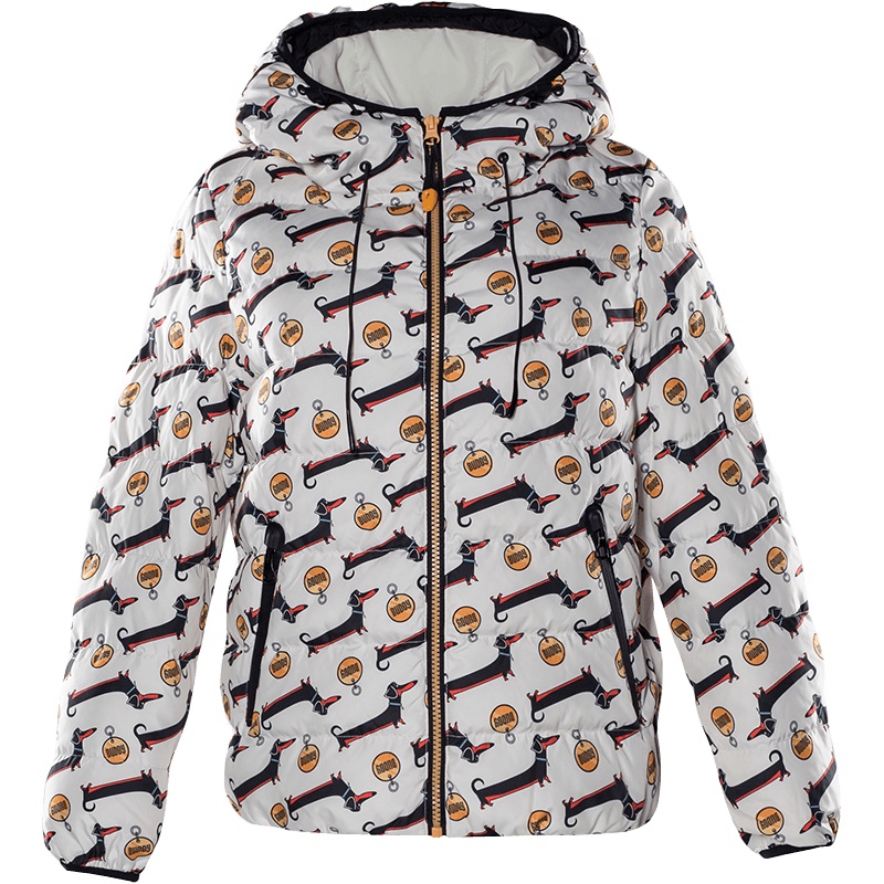 ERAL/艾莱依2018冬装韩版时尚短款轻薄羽绒服女修身12149-FDAC