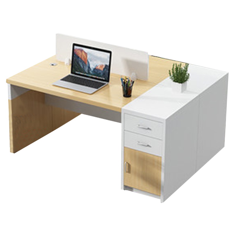 鑫金虎 简约办公桌办公家具职员桌双人位员工桌办公卡座财务桌