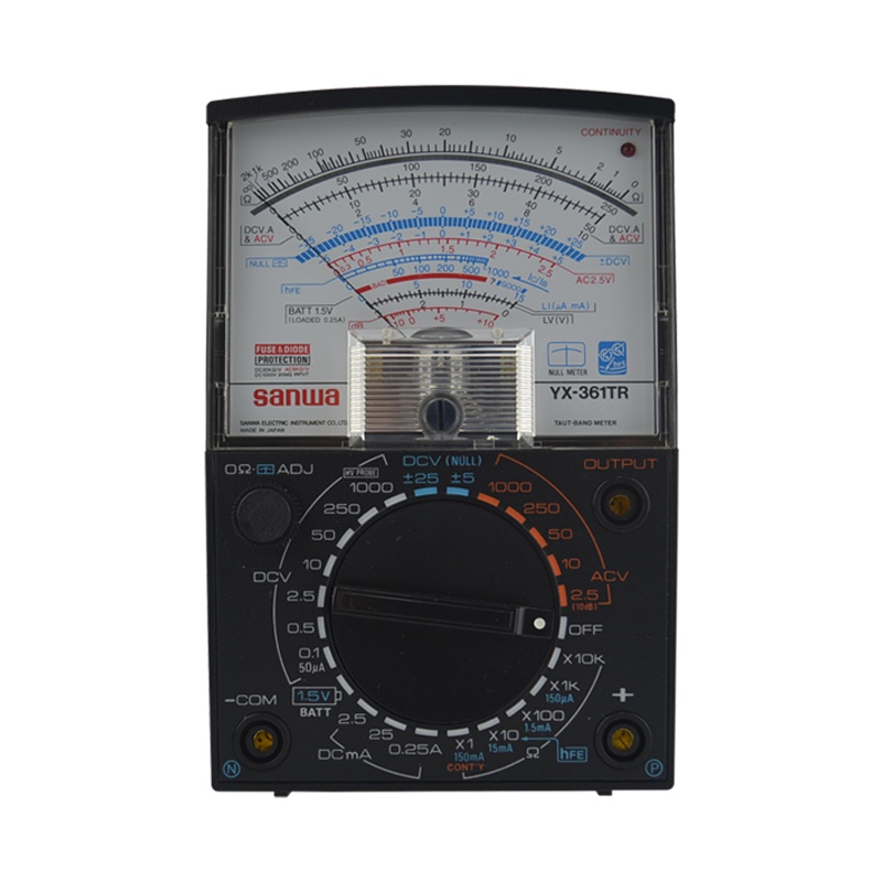 三和(SANWA)YX361 TR模拟指针万用表 便携耐用 精准可靠