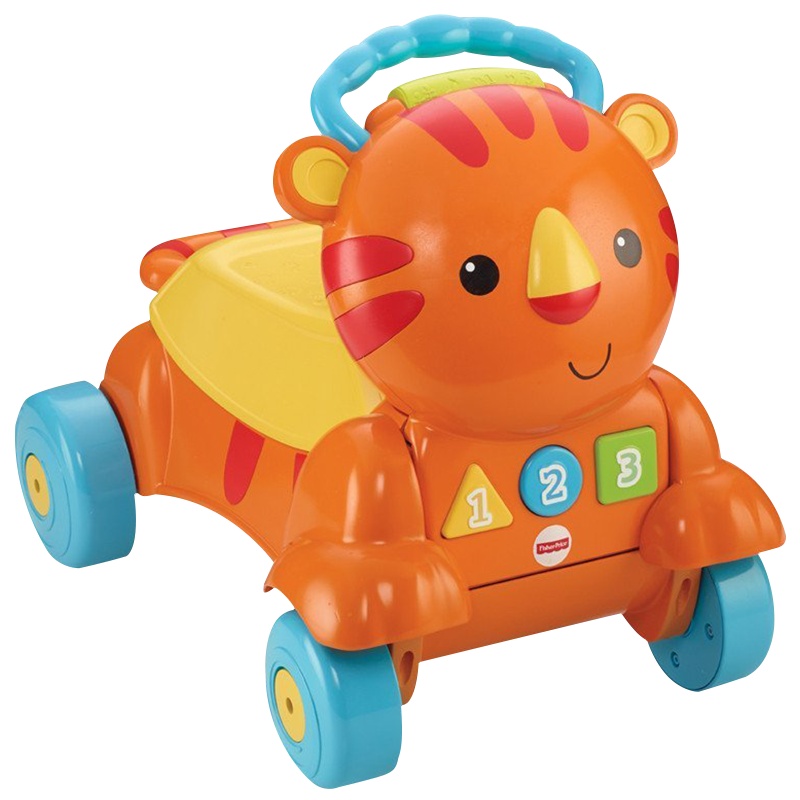 [苏宁自营]Fisher Price 费雪二合一老虎学步车(双语)CDC21