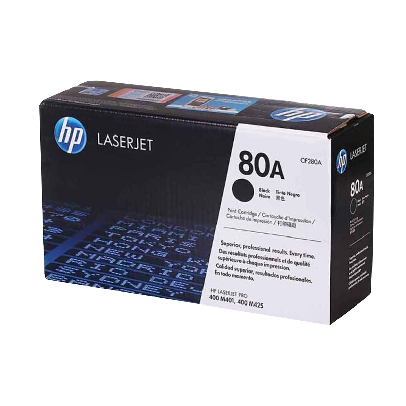 惠普CF280A 80A 硒鼓(适用M401 M425 系列)约2700页黑色