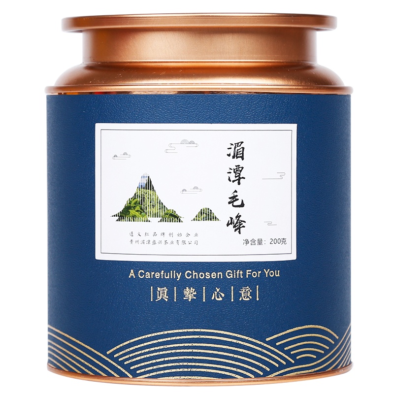 湄潭毛峰贵州绿茶200克罐装遵义毛峰2020新茶雨前茶绿茶茶叶