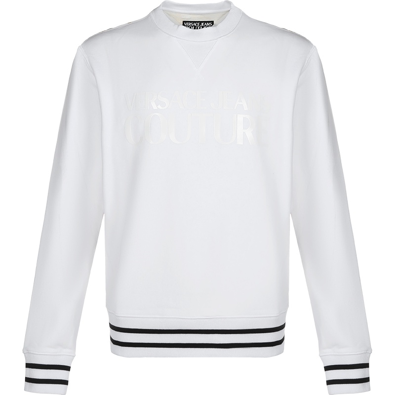 VERSACE JEANS COUTURE 范思哲 男士 棉质圆领长袖卫衣运动衫 B7GZA702 13988