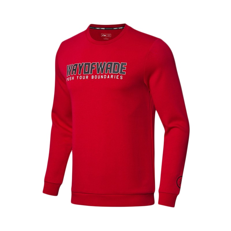 李宁卫衣男 秋冬新款韦德训练系列男子套头无帽卫衣